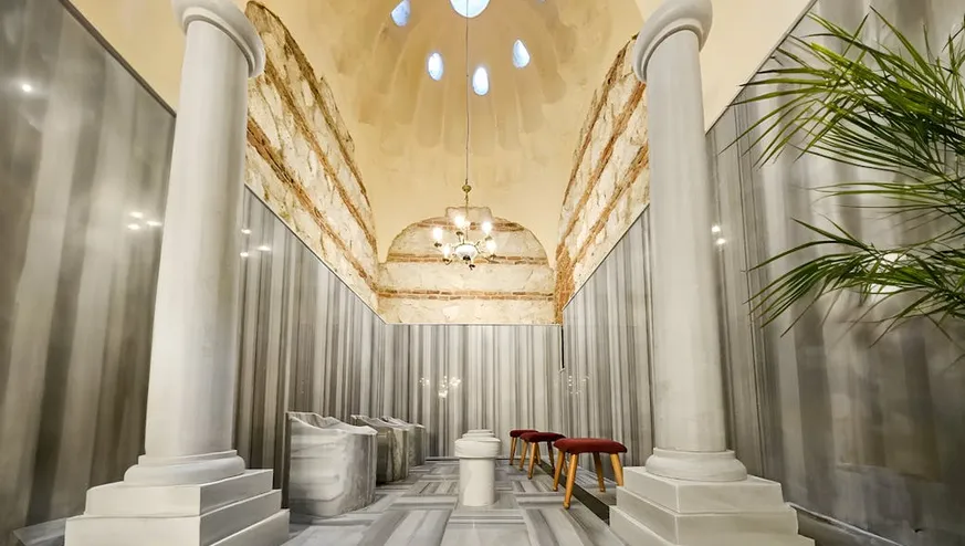 Turkish hammam traditional bath modern