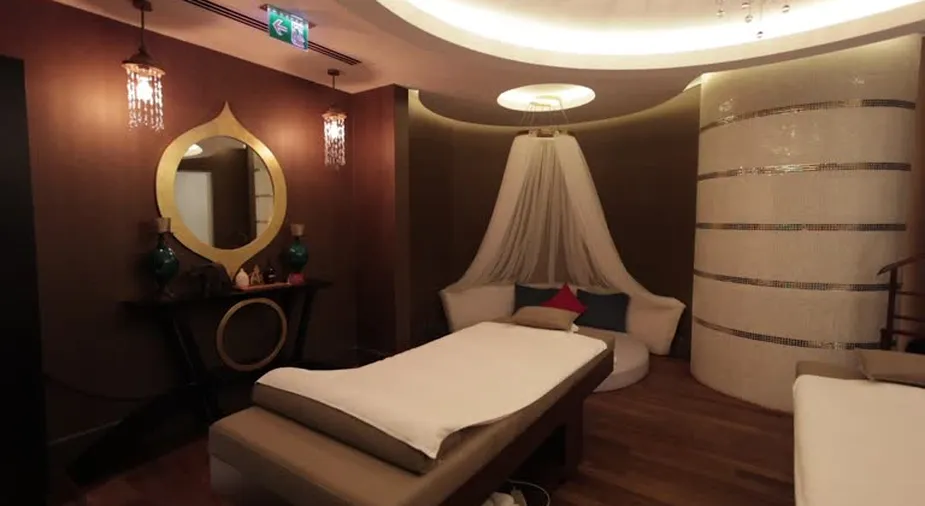 Upscale Turkish massage room